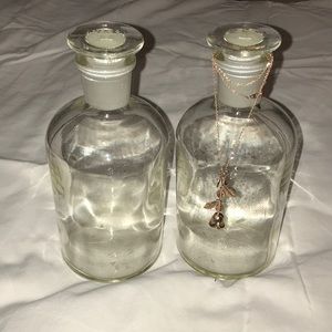 Two Vintage Apothecary Jars